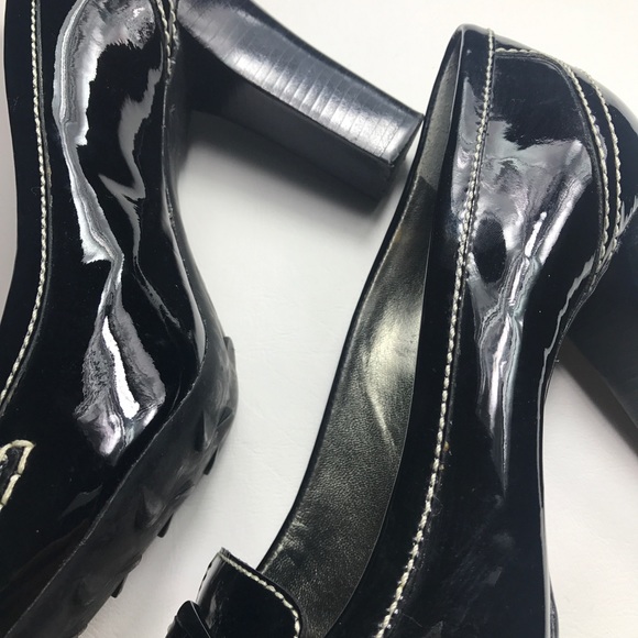 ✨Cole Haan✨Black Buckle Heels - Picture 5 of 8